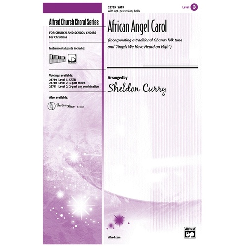 African Angel Carol SATB Choral Sheet Music