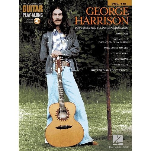 George Harrison Guitar Play-Along V142 BK/OLA - 7 Songs, Guitar TAB, 56 Pages, Hal Leonard