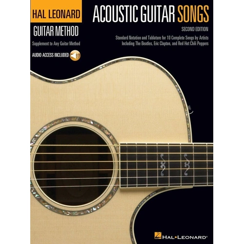 Acoustic Guitar Songs - 2nd Edition with Online Audio Access