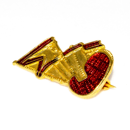 Coloured Enamel Bagpipe Brooch 25-30mm