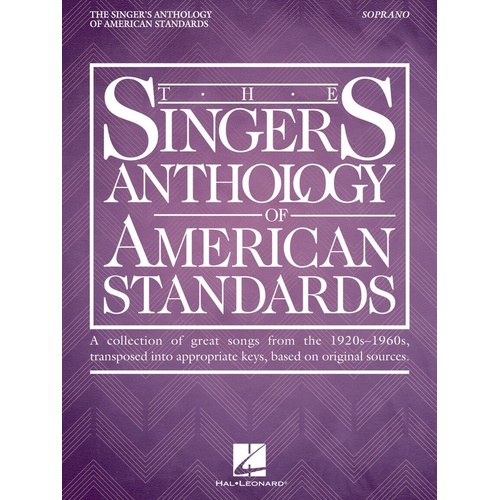 Singer's Anthology American Standards Soprano Songbook