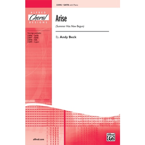 Arise Summer Has Now Begun SATB/Piano Choral Sheet Music