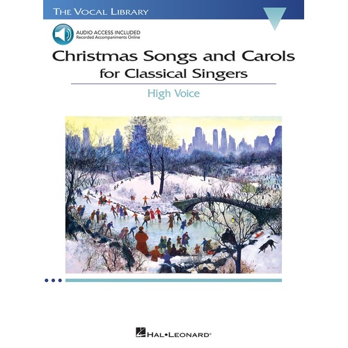 Christmas Songs and Carols Classical Singers High Book/Online Audio (Softcover Book/Online Audio)