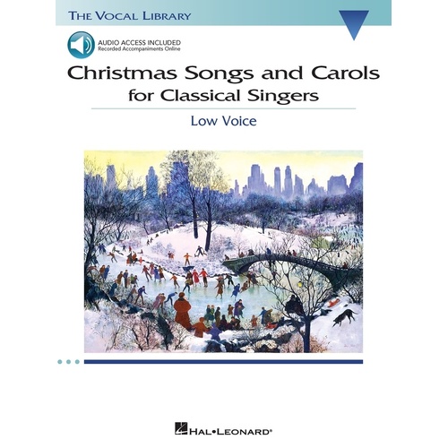 Christmas Songs and Carols Classical Singers Low Book/Online Audio (Softcover Book/Online Audio)