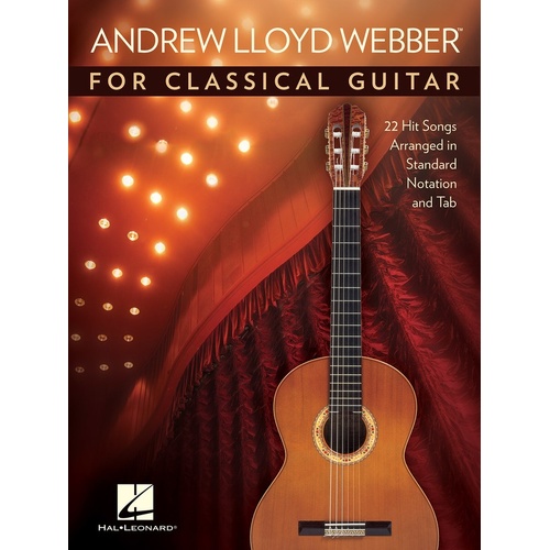 Andrew Lloyd Webber For Classical Guitar (Softcover Book)