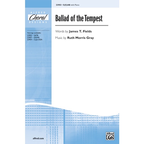Ballad of the Tempest SAB/Piano Sheet Music