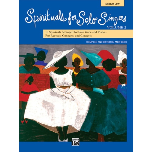 Spirituals for Solo Singers 2 Medium/Low Vocal Sheet Music CD