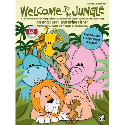 Welcome to the Jungle BK/CD - African Adventure Story for Grades K-6, Features Songs and Script, Performance Time 20 Minutes