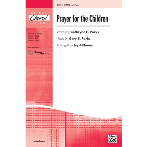 Prayer For The Children SATB/Piano Arr Althouse
