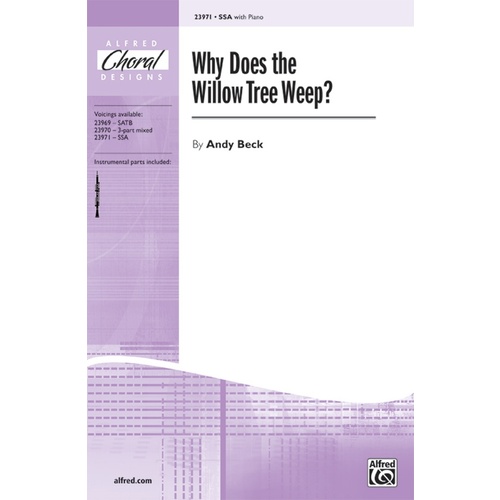 Why Does the Willow Tree Weep SSA/Piano Sheet Music