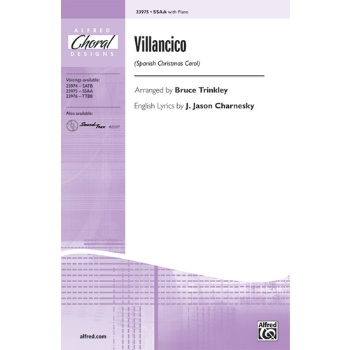 Villancico SSAA Piano Arrangement by Trinkley