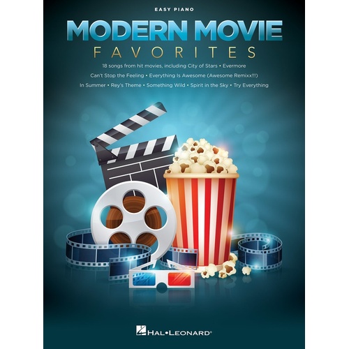 Modern Movie Favorites Easy Piano (Softcover Book)