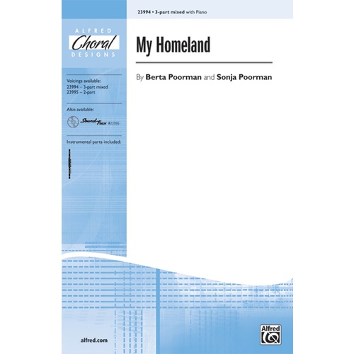 My Homeland 3 Part/Opt Fl/Piano