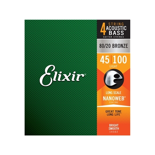 Elixir : #14502: Acoustic Bass Nano Light 45-100