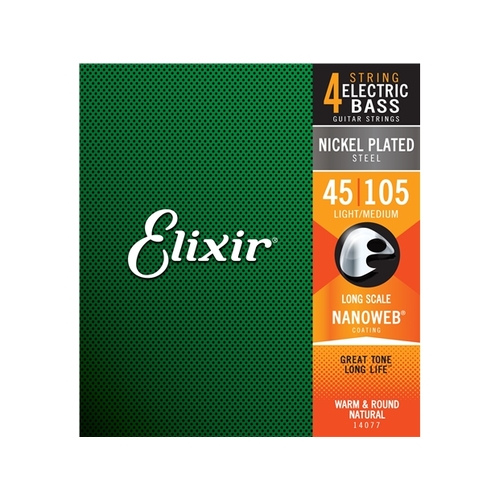 Elixir : #14077: Bass Nano 4 String Medium 45-105