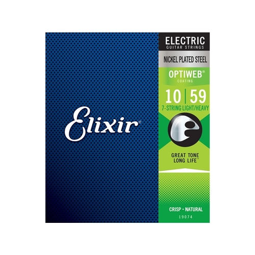 Elixir : #19074: Elec Optiweb 7 String Lite Heavy 10-59