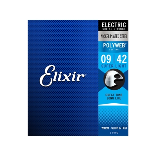 Elixir : #12000: Electric Poly Super Light 9-42