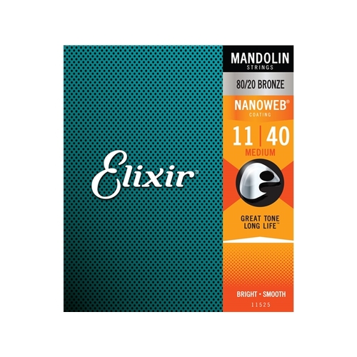 Elixir : #11525: Mandolin Nano Medium 11-40