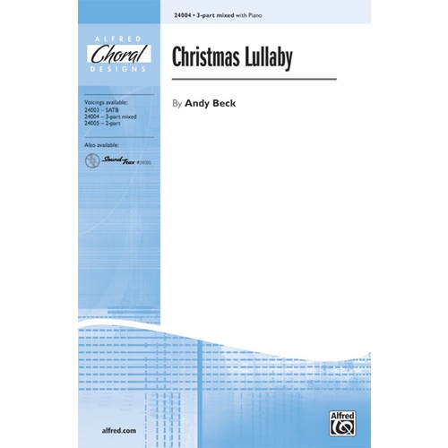 Christmas Lullaby 3 Part Mixed/Piano