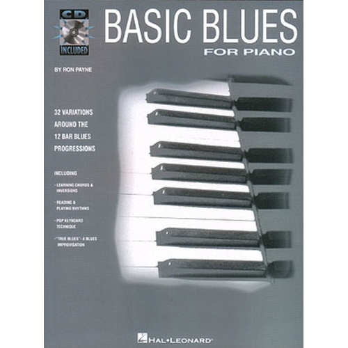 Basic Blues For Piano Book/CD (Softcover Book/CD)