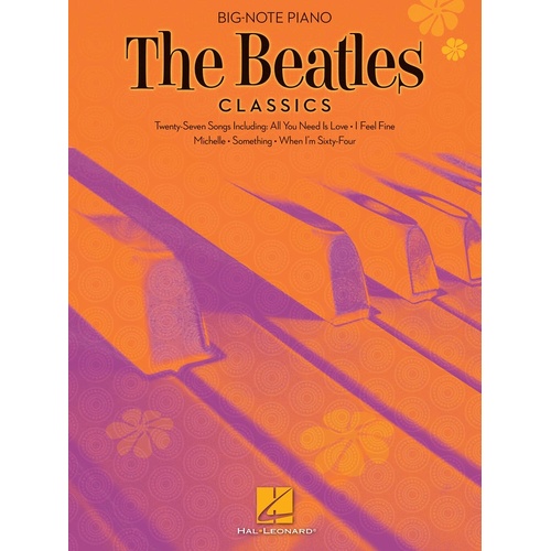 Beatles Classics Big Note Piano (Softcover Book)