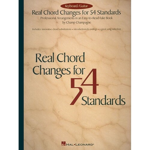 Real Chord Changes For 54 Standards (Spiral Bound Book)