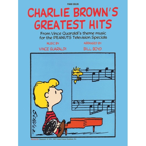 Charlie Browns Greatest Hits Piano Solo Arr Evan (Softcover Book)