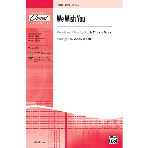 We Wish You SATB/Piano Arrangement by Beck