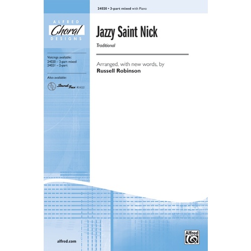 Jazzy Saint Nick 3 Part Mixed/Piano Arr Robinson