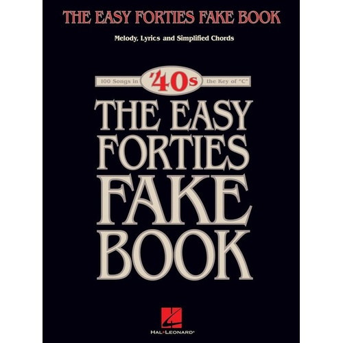 Easy Forties Fake Book for Piano and Keyboard