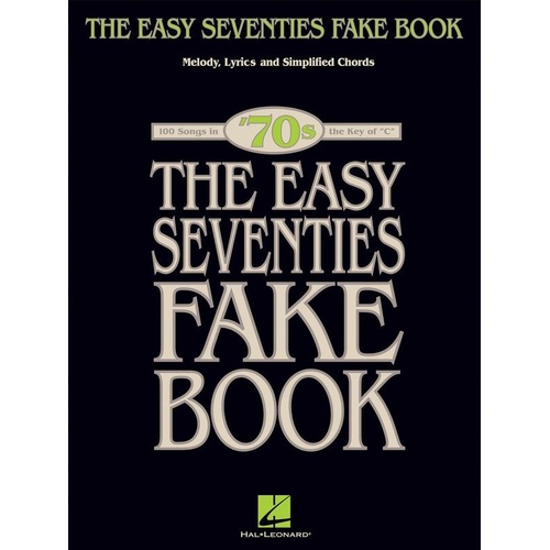 Easy Seventies Fake Book C Instrument