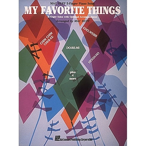 My Favorite Things 5 Finger Piano Solos Arr Huff (Softcover Book)