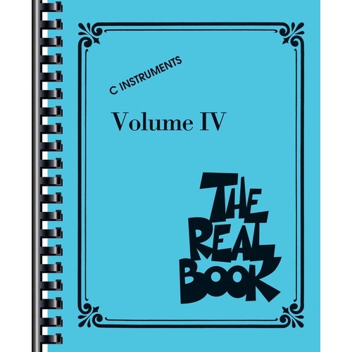 The Real Book Volume 4 C Edition - Fake Book for All Instruments, 464 Pages, Hal Leonard