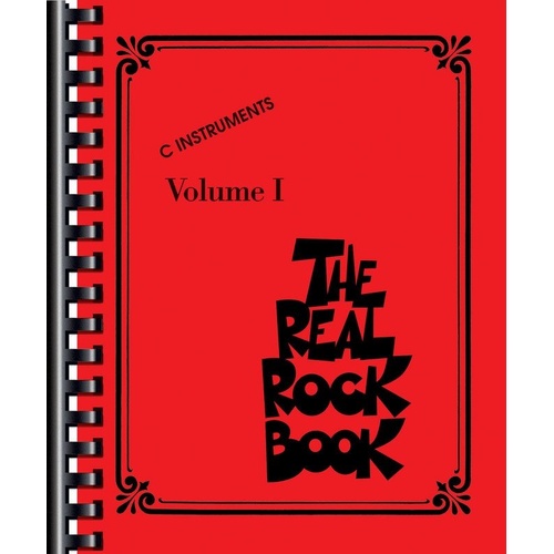 The Real Rock Book V1 C Instruments by Hal Leonard