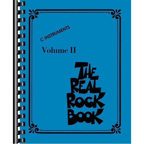 The Real Rock Book Volume 2 C Instruments