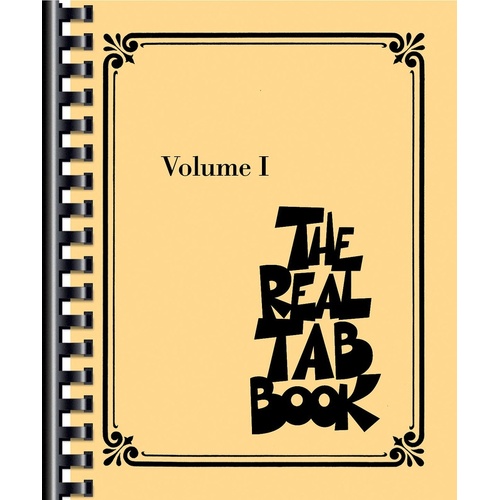 The Real TAB Book V1 Guitar (Spiral Bound Book)