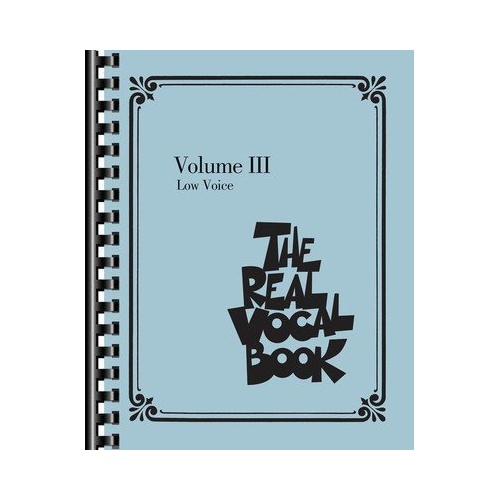 Real Vocal Book Vol 3 Low Voice