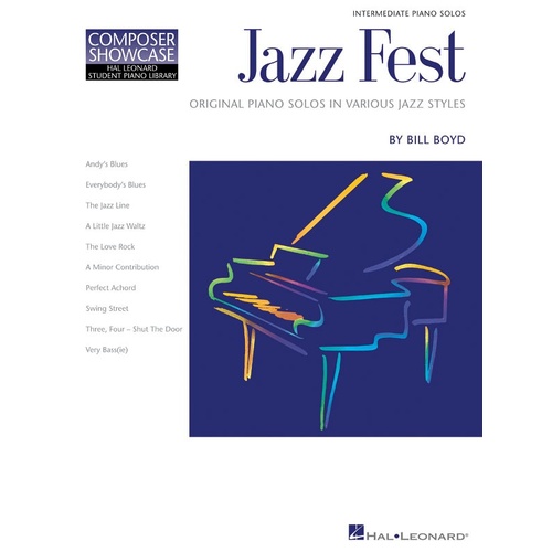 Jazz Festival Intermed Piano Solos (Softcover Book)