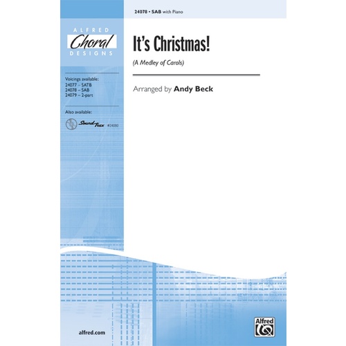 Its Christmas Medley Of Carols SAB/Piano Arr Beck