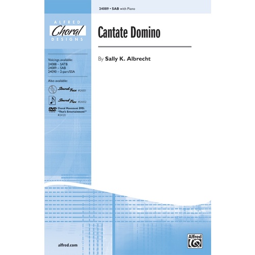 Cantate Domino SAB/Piano