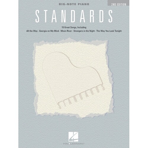 Standards For Big Note Piano (Softcover Book)