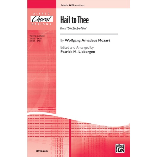 Hail To Thee SATB/Piano Arr Liebergen