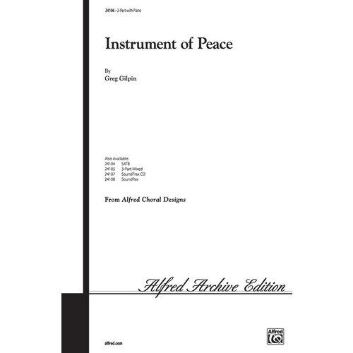 Instrument Of Peace 2 Part/Piano