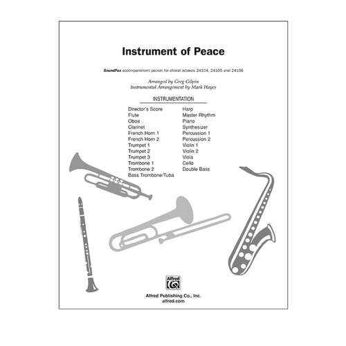 Instrument Of Peace Soundpax Arr Hayes