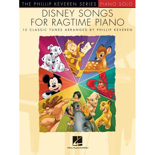 Disney Songs for Ragtime Piano - Keveren Piano Solo