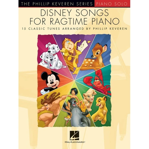 Disney Songs for Ragtime Piano - Keveren Piano Solo