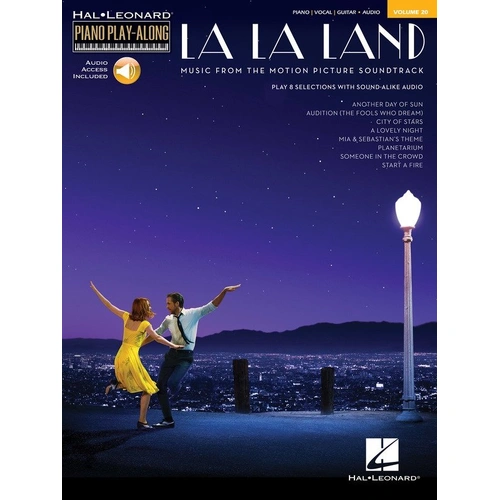 La La Land Piano Play-Along V20 BK/OLA with Online Audio - 8 Songs Arranged for Piano, Voice & Guitar