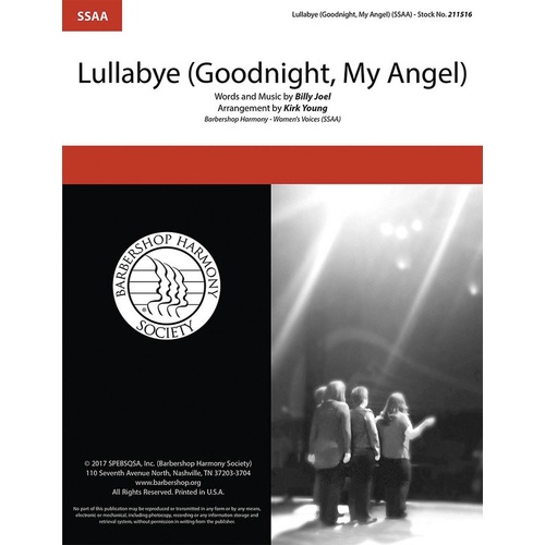Lullaby (Goodnight My Angel) SSAA A Cappella (Octavo)