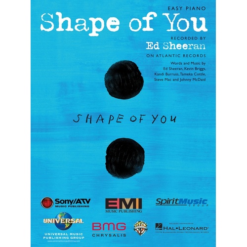Shape Of You Easy Piano S/S (Sheet Music)