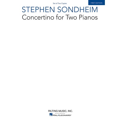 Sondheim - Concertino For Two Pianos 2 Copy Set (Softcover Book)